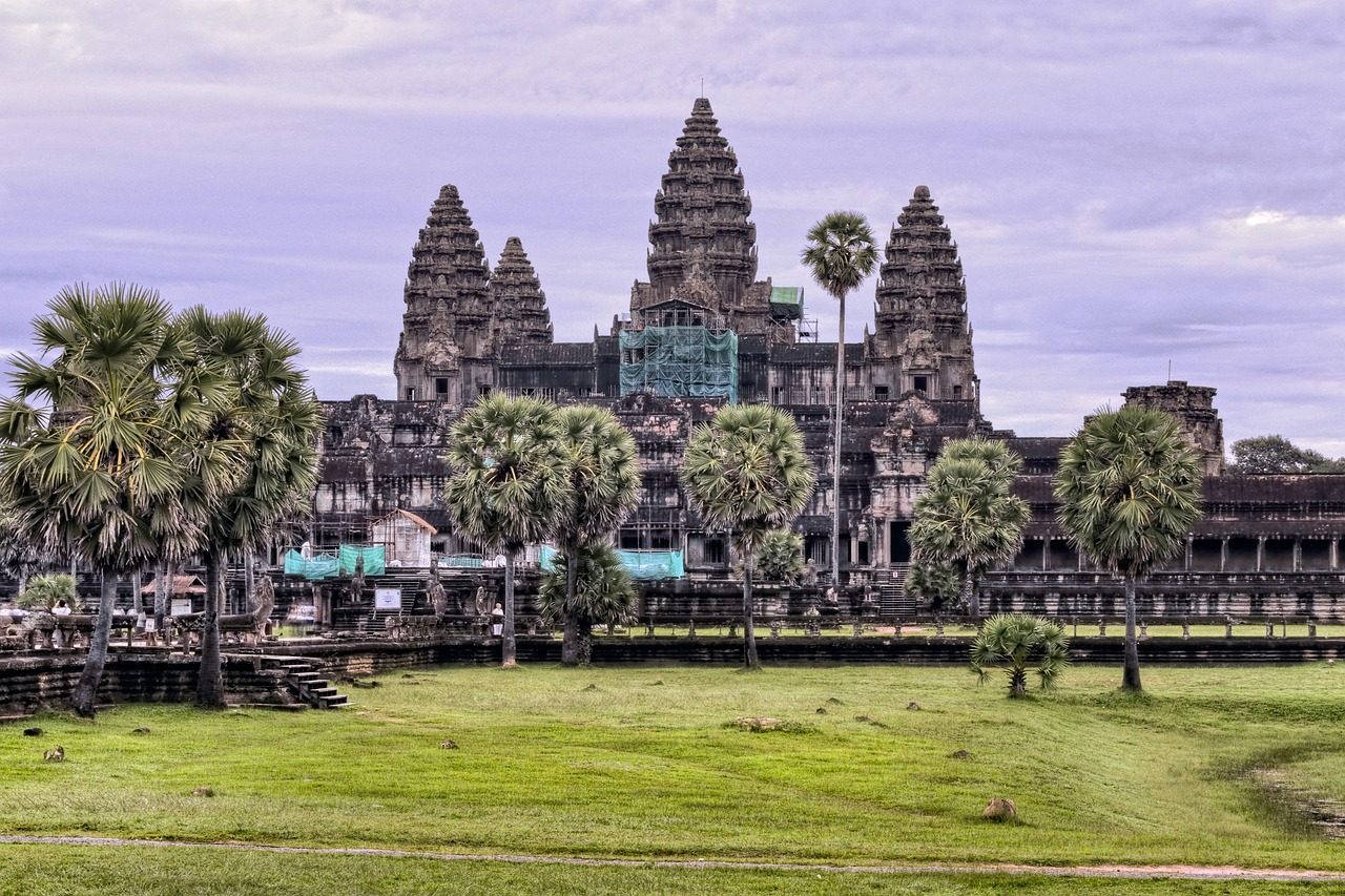 Tempelcomplex Angkor Wat in Siem Reap, Cambodja