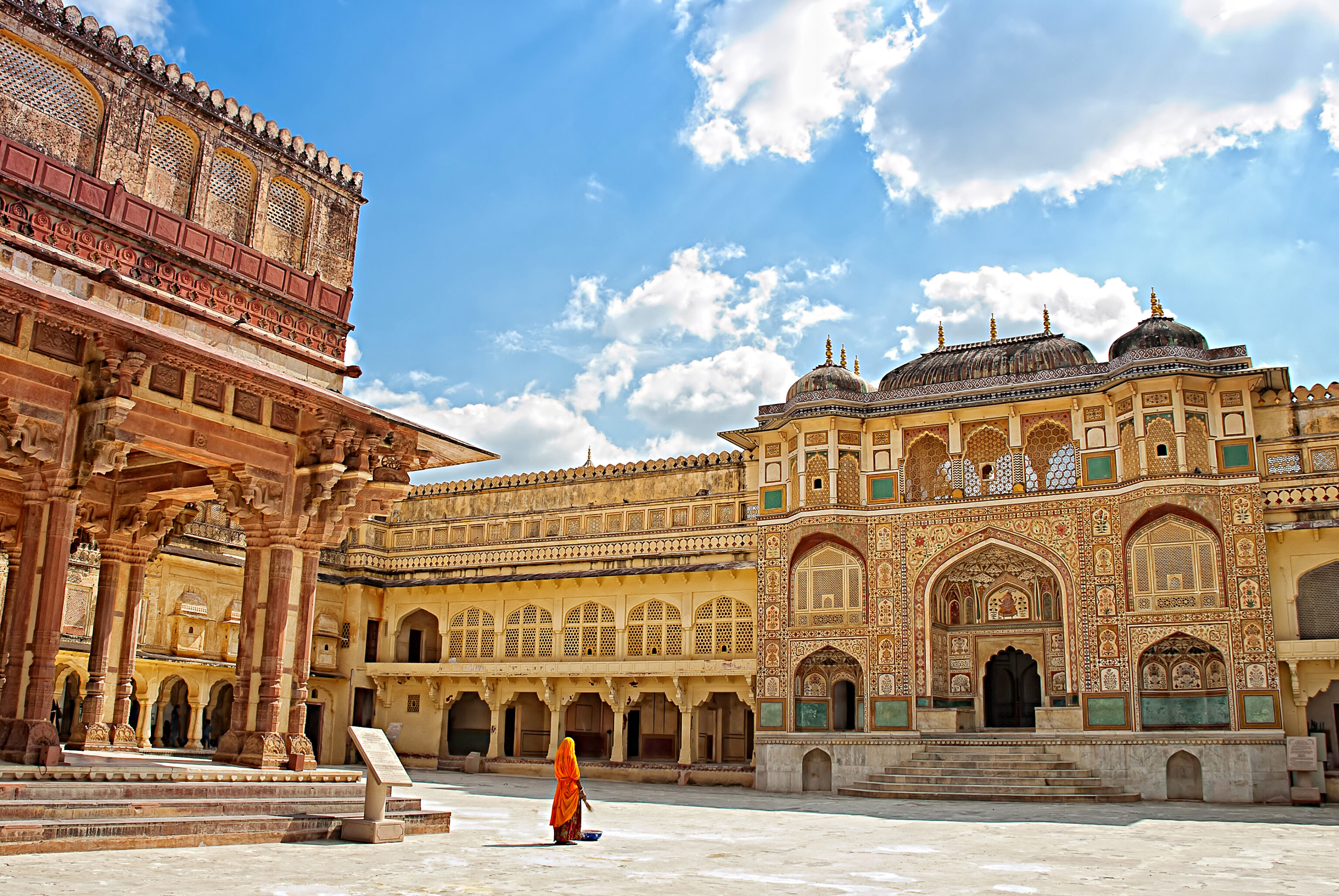Detail,Of,Decorated,Gateway.,Amber,Fort.,Jaipur,,Rajasthan,,India