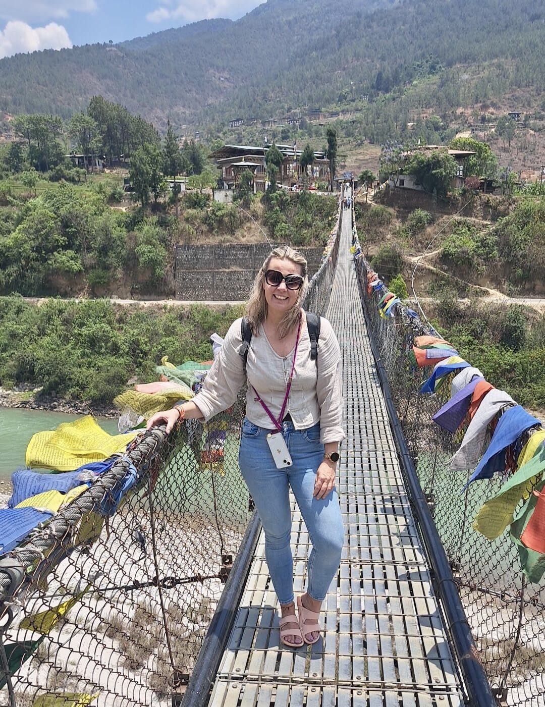 Phunakha brug in Bhutan
