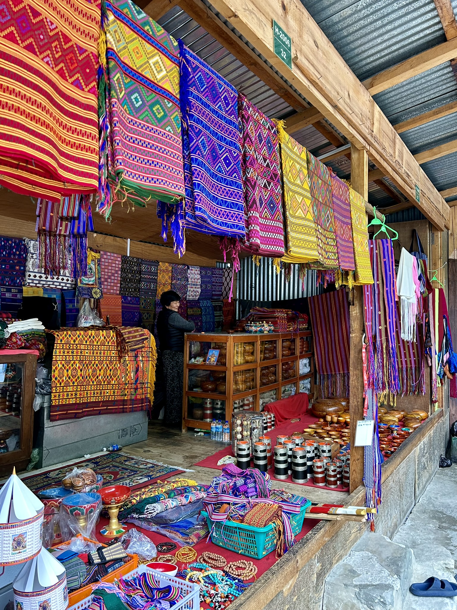 Crafts bazaar in Thimpu
