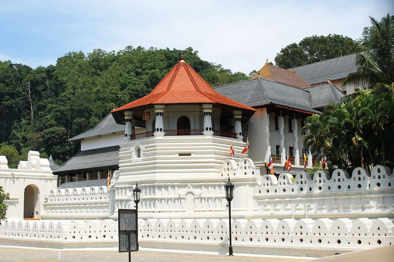 Tempel van de tand, Kandy, Sri lanka