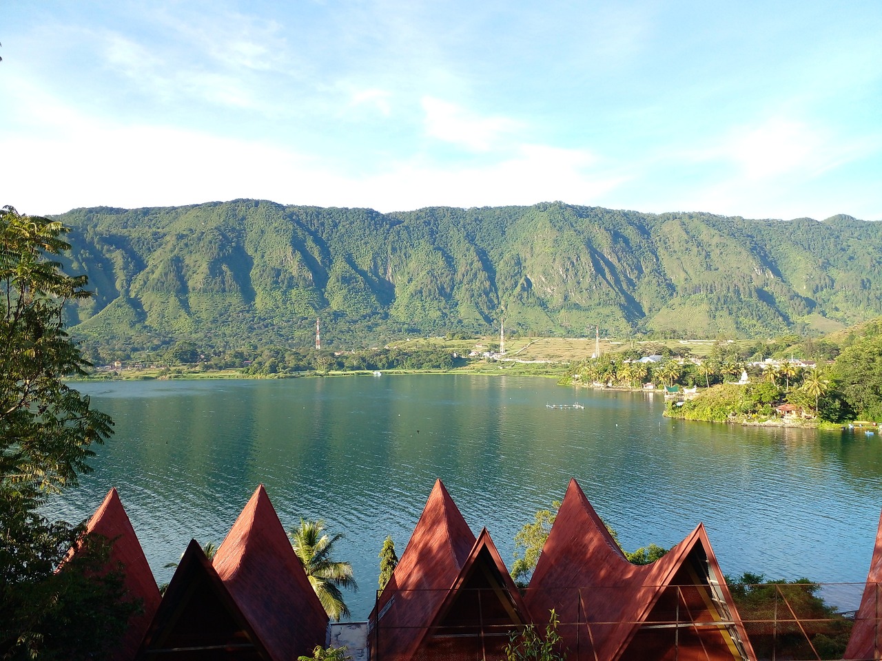Toba meer in Sumatra in Indonesie