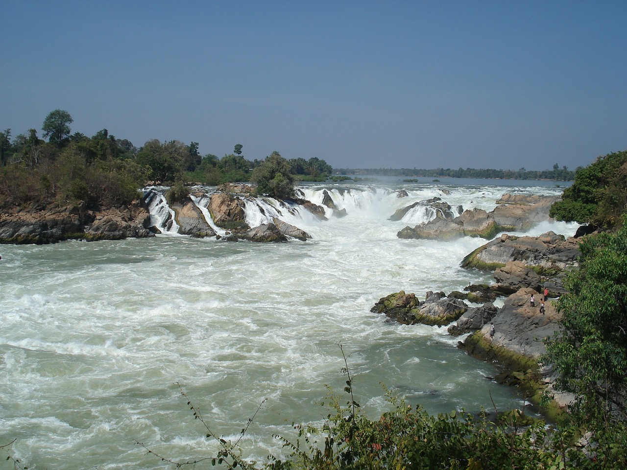 Khone Phapheng waterval, Zuid Laos