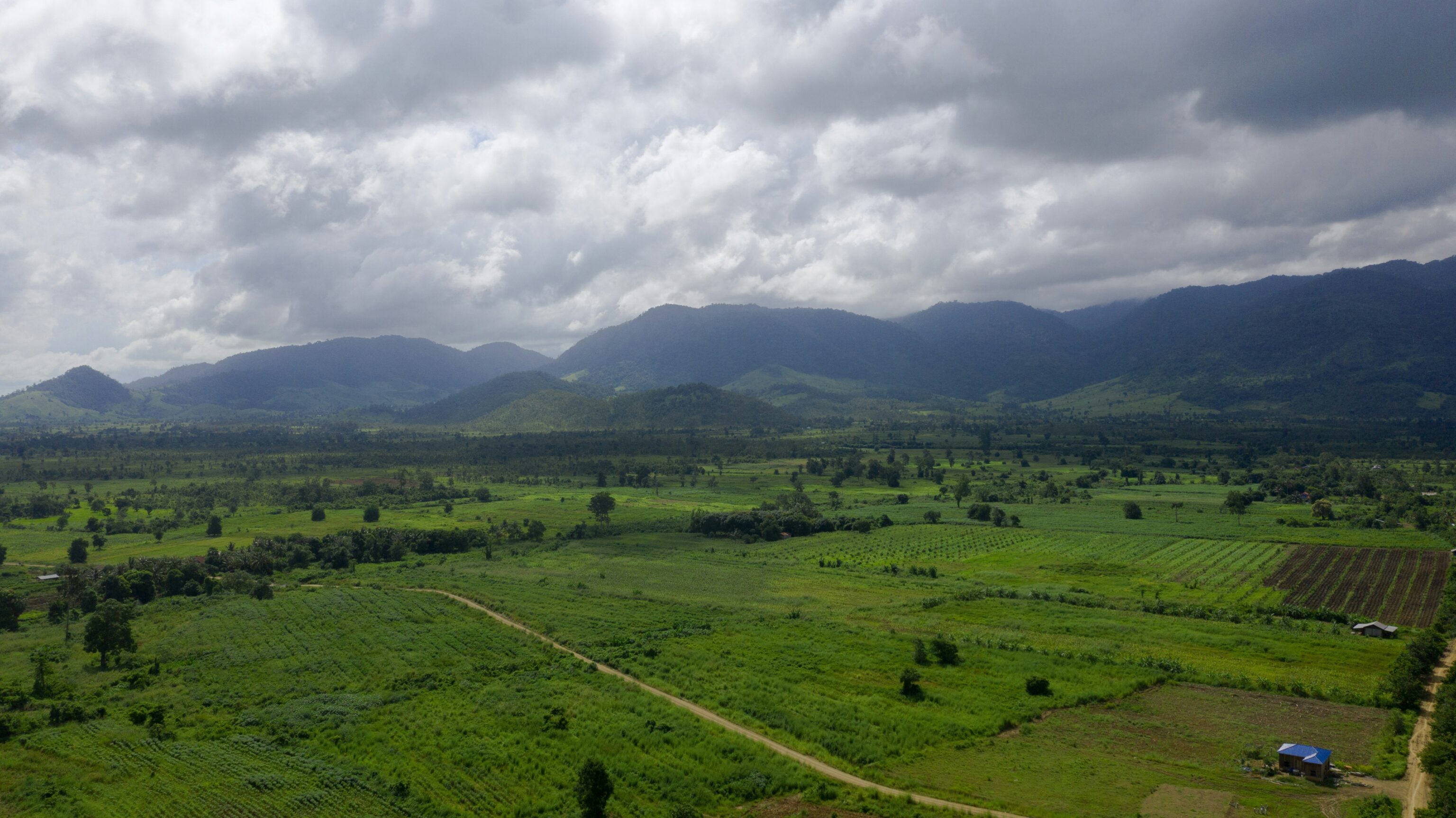 Platteland bij Battambang